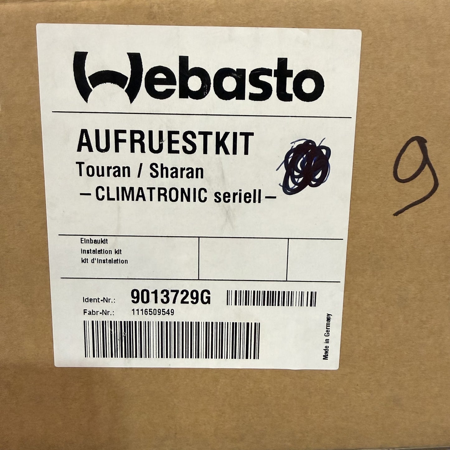 WEBASTO Aufrüstkit