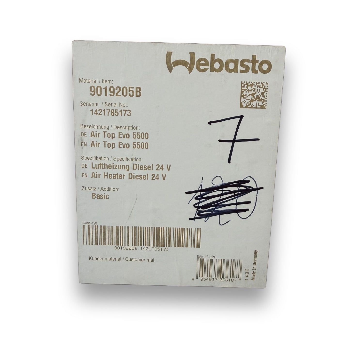 WEBASTO Luftverteiler