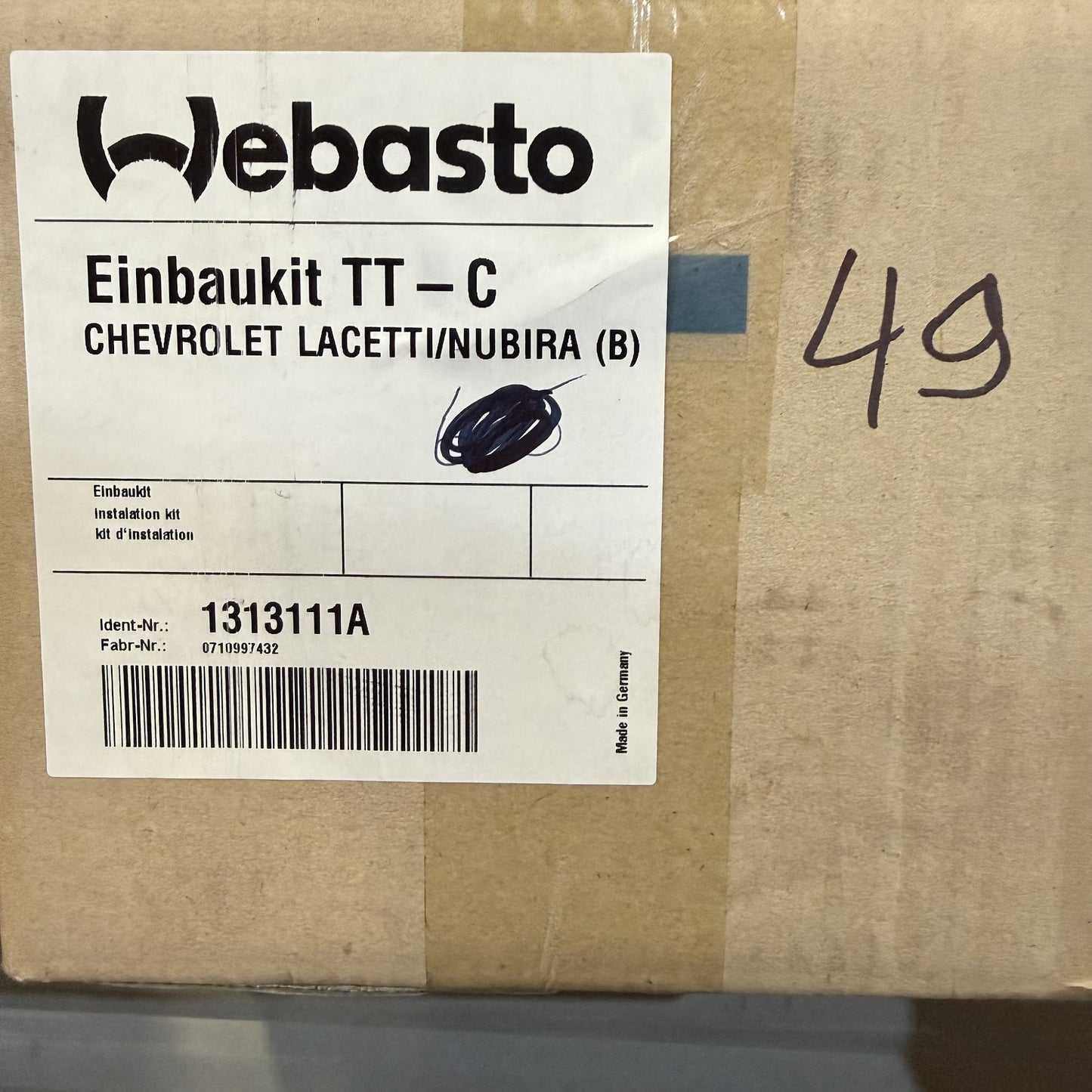 WEBASTO Einbaukit EBK