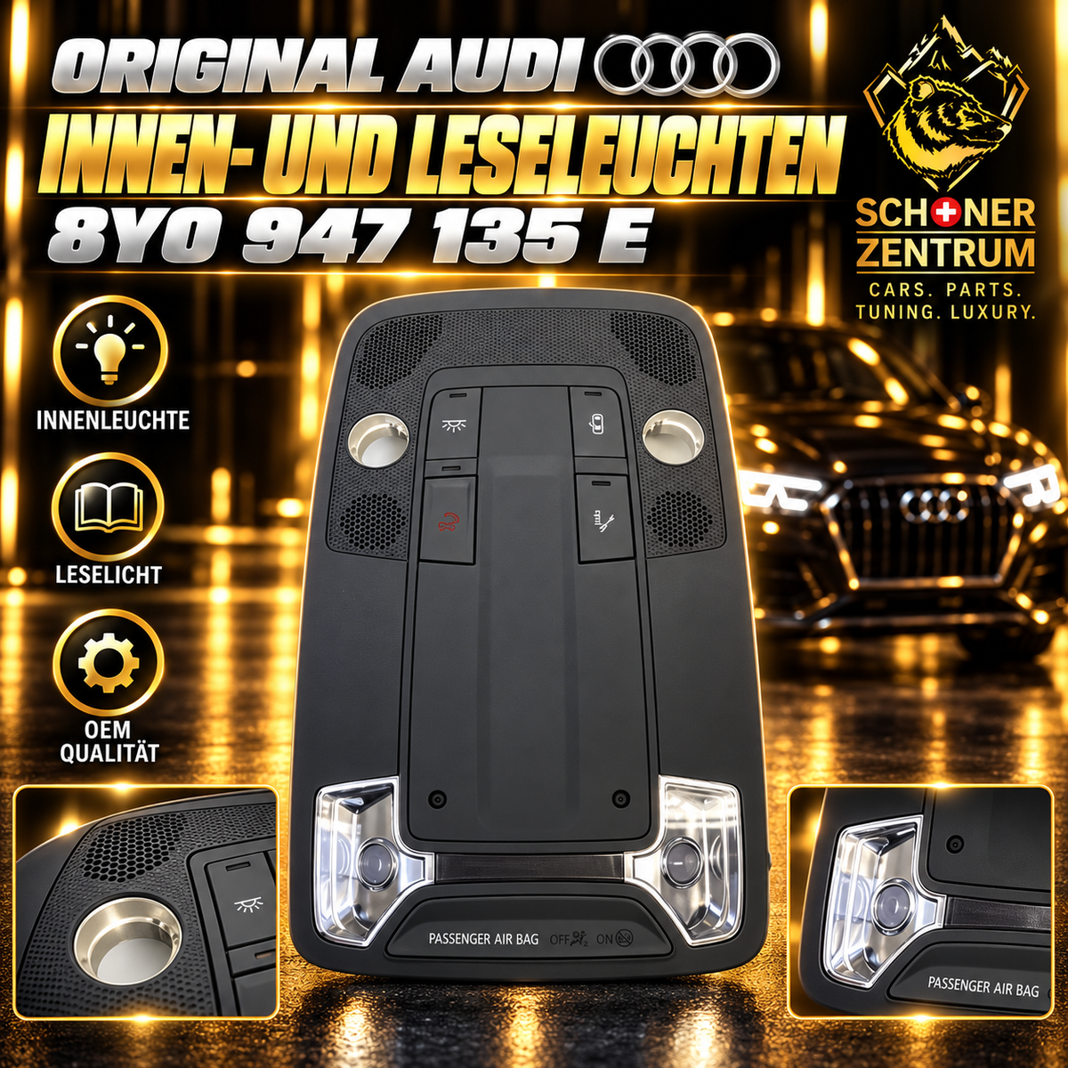 Audi Innen- und Leseleuchten 8Y0947135E – Schöner Zentrum