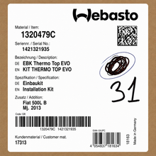 WEBASTO Einbaukit