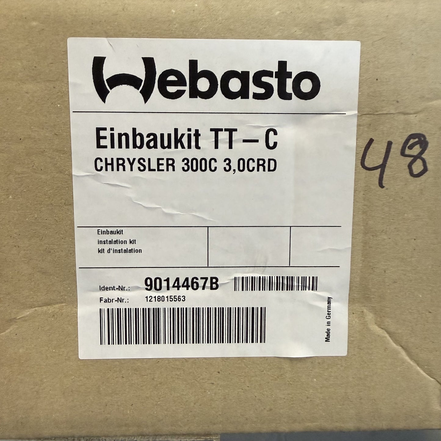 WEBASTO Einbaukit
