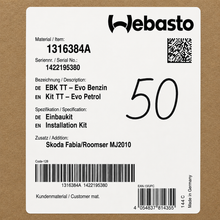 WEBASTO Einbaukit