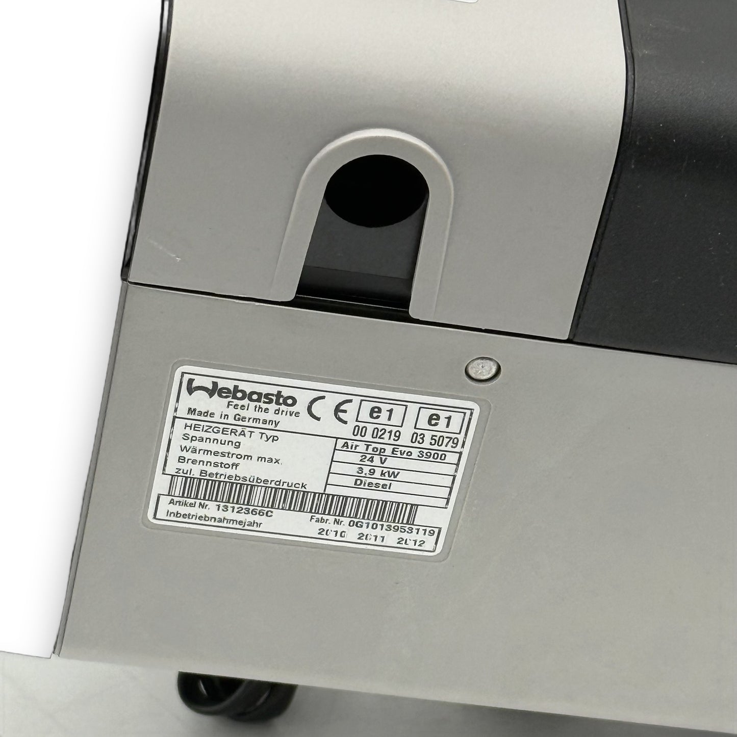 WEBASTO Luftheizgerät Air Top Evo 3900 Diesel 24V