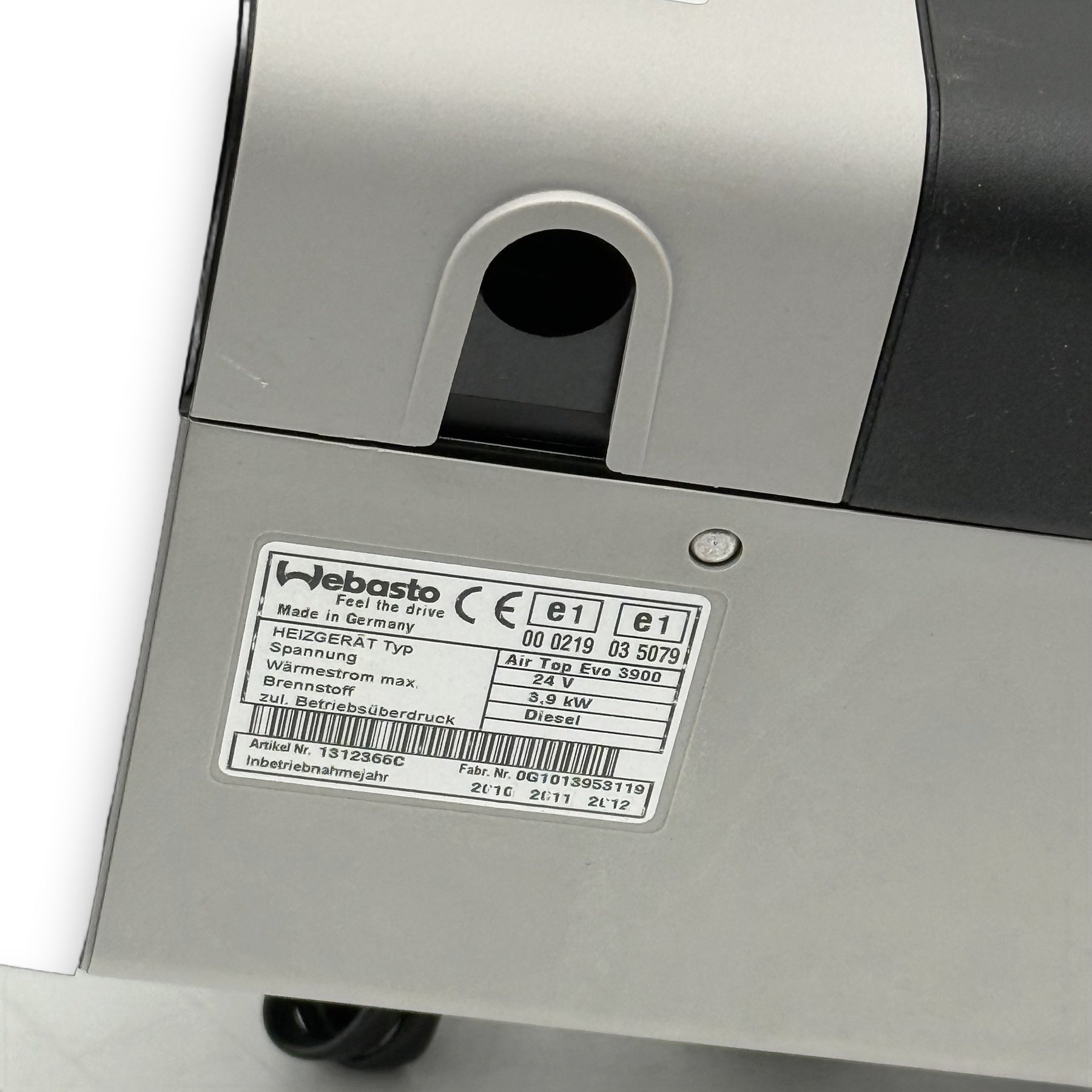 WEBASTO Luftheizgerät Air Top Evo 3900 Diesel 24V
