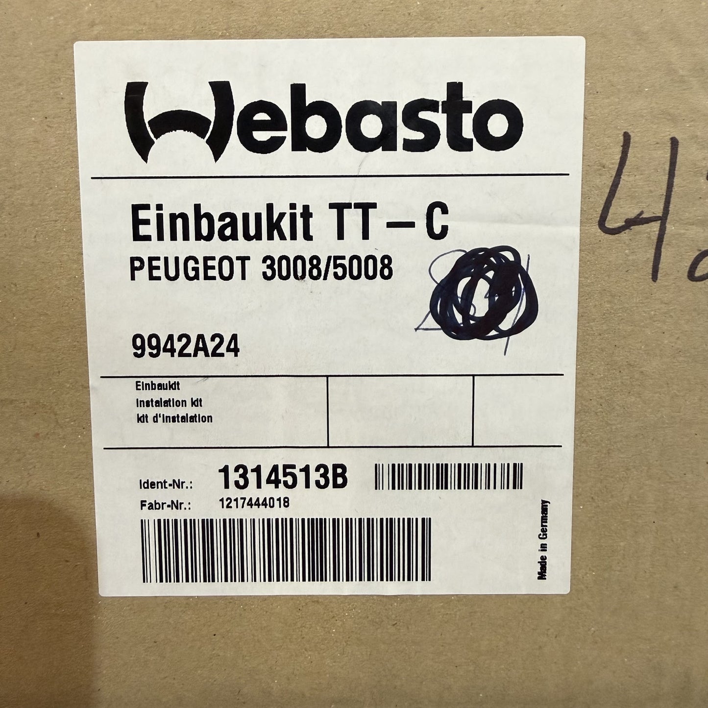 WEBASTO Einbaukit
