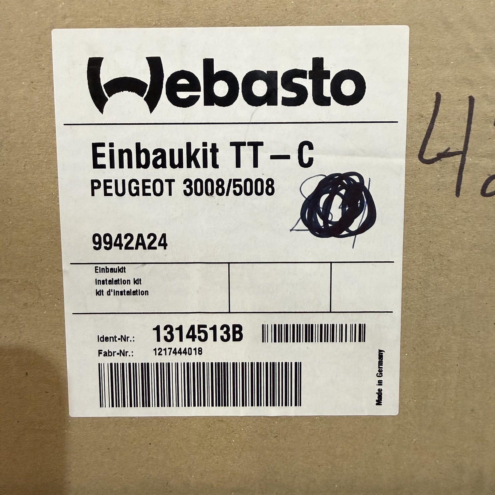 WEBASTO Einbaukit