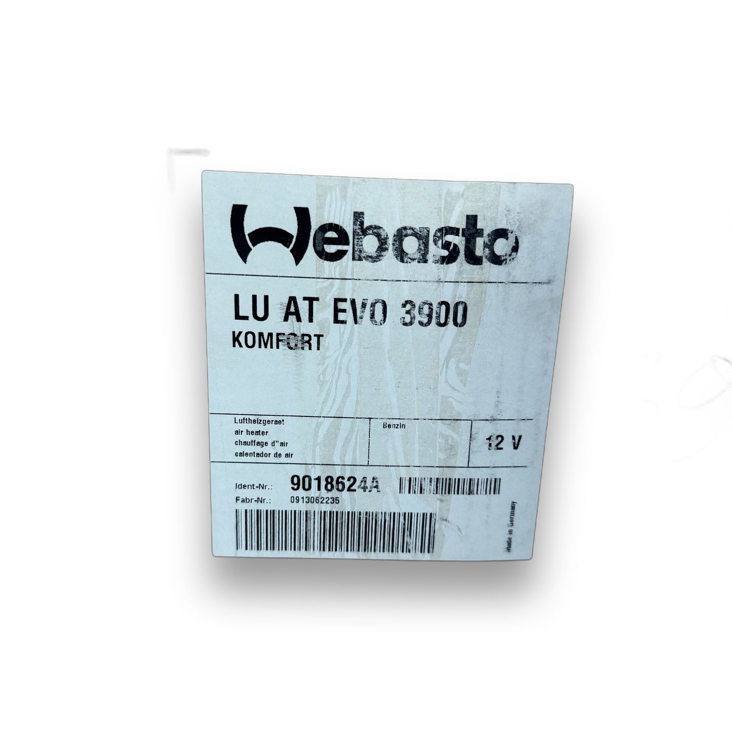 WEBASTO Air Top Evo 3900 B 12V AM Comfo Luftheizung
