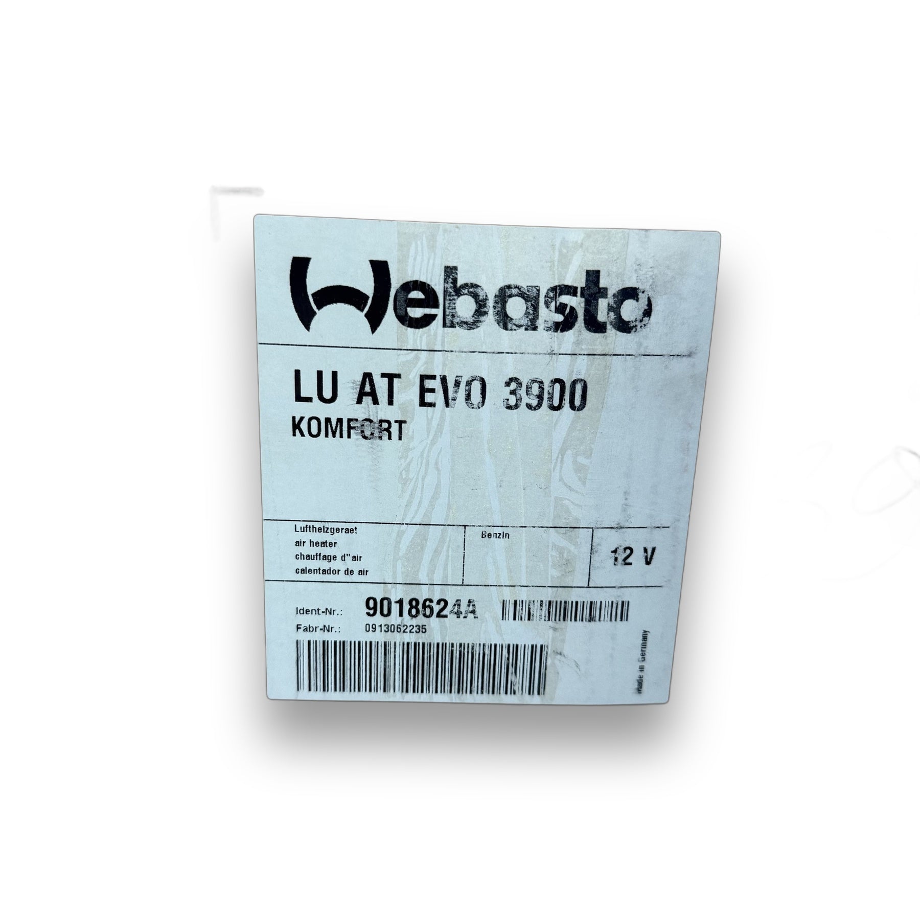 WEBASTO Air Top Evo 3900 B 12V AM Comfo Luftheizung