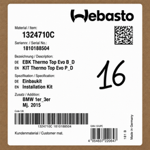 WEBASTO Einbaukit