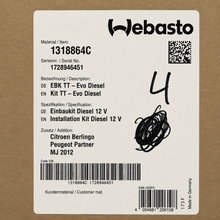 WEBASTO Einbaukit