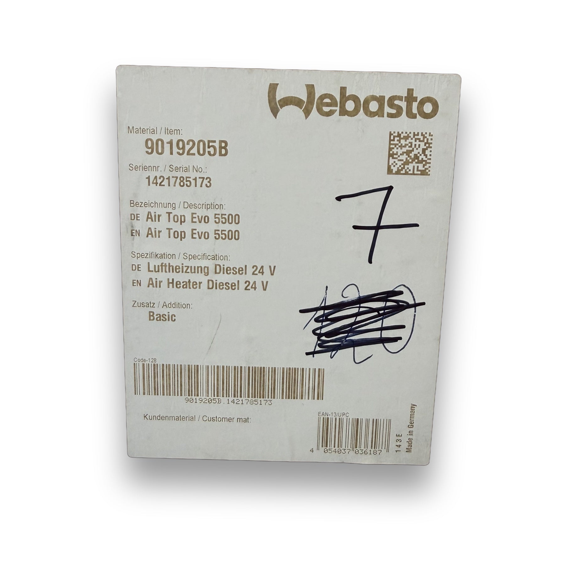WEBASTO Luftverteiler