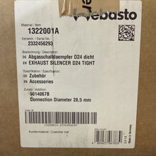 WEBASTO Auspuffschalldämpfer 24mm Marine (1800mm)