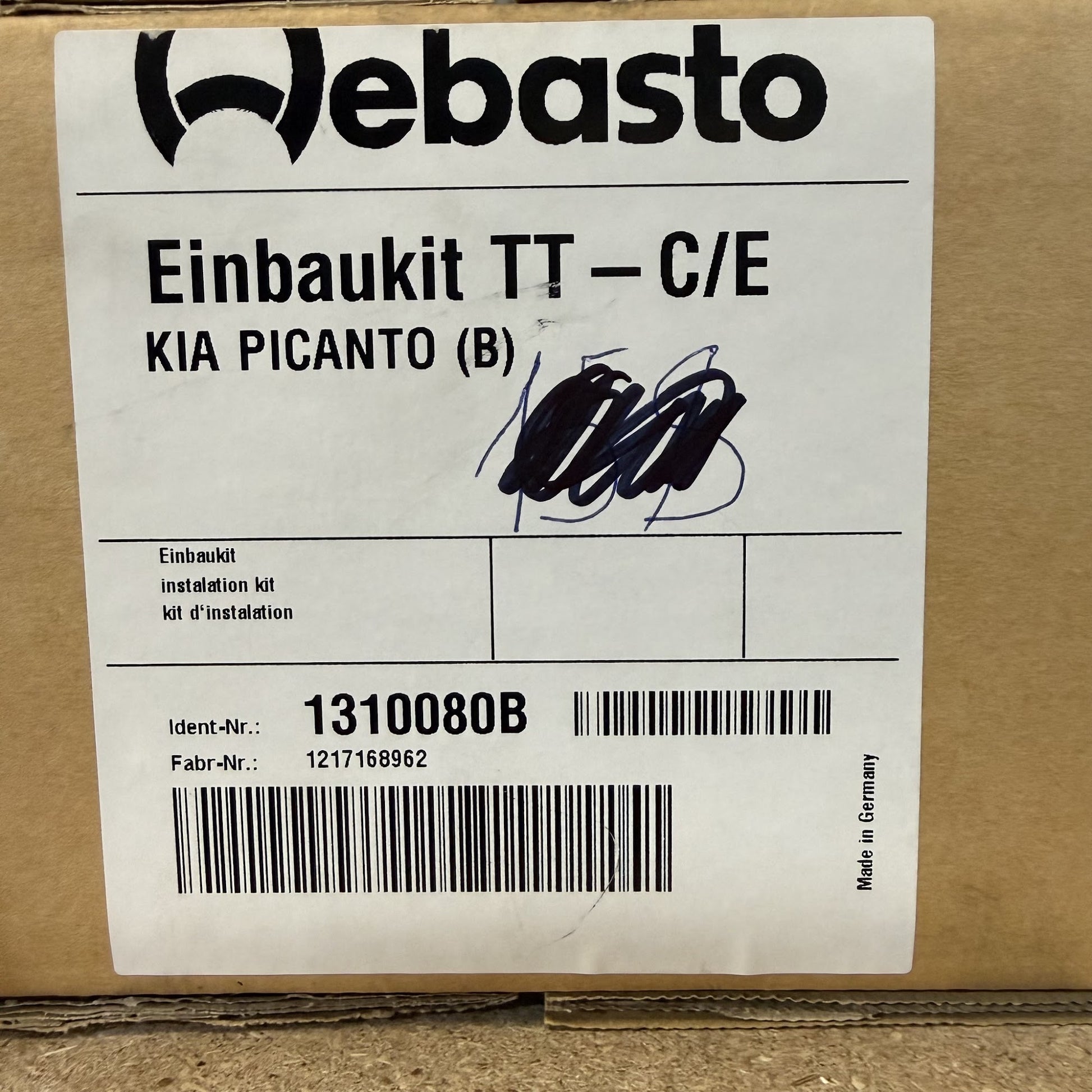 WEBASTO Einbaukit