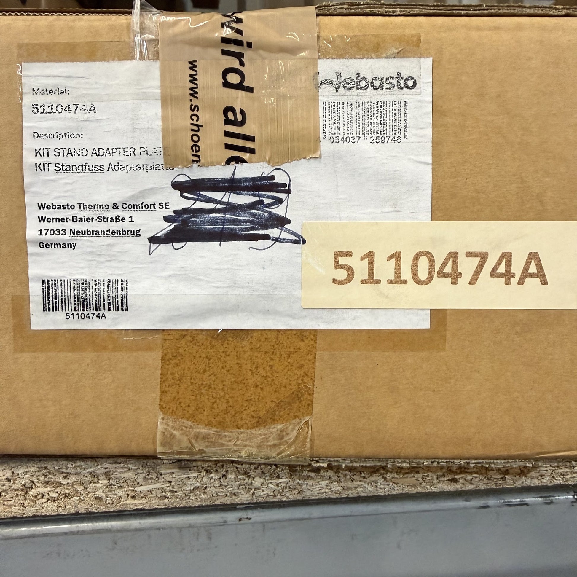 WEBASTO KIT Standfuß Adapterplatte