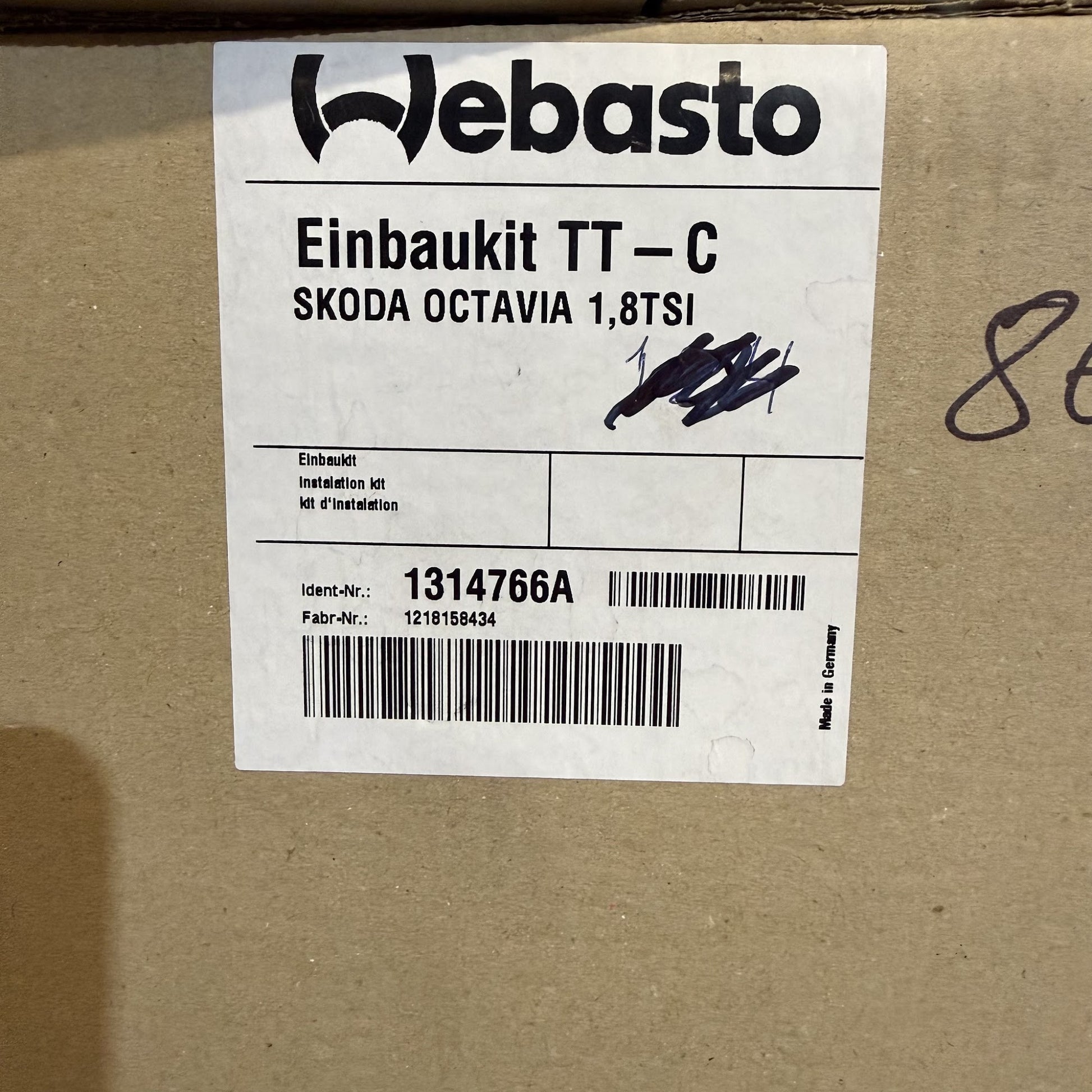 WEBASTO Einbaukit