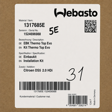 WEBASTO Einbaukit