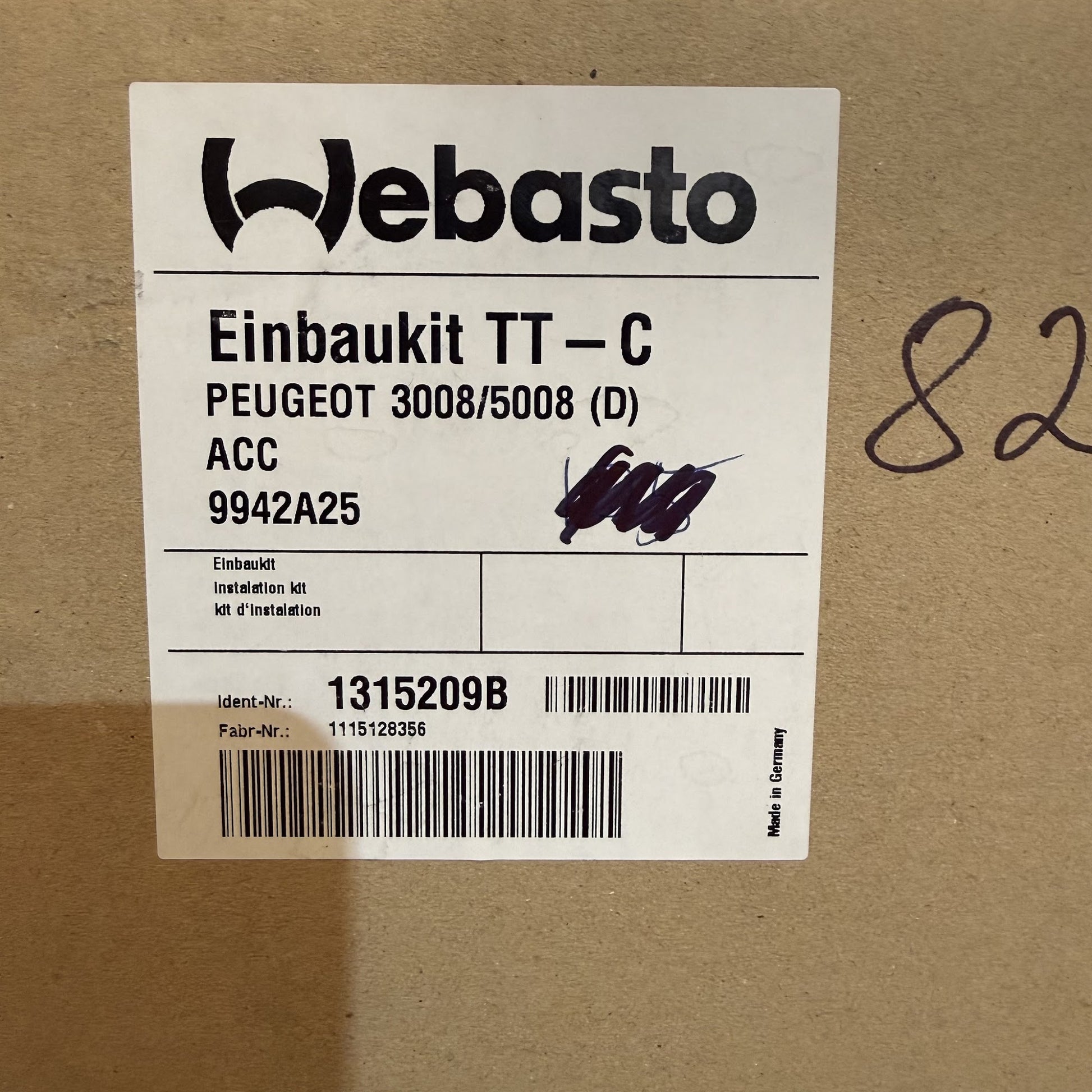 WEBASTO Einbaukit EBK