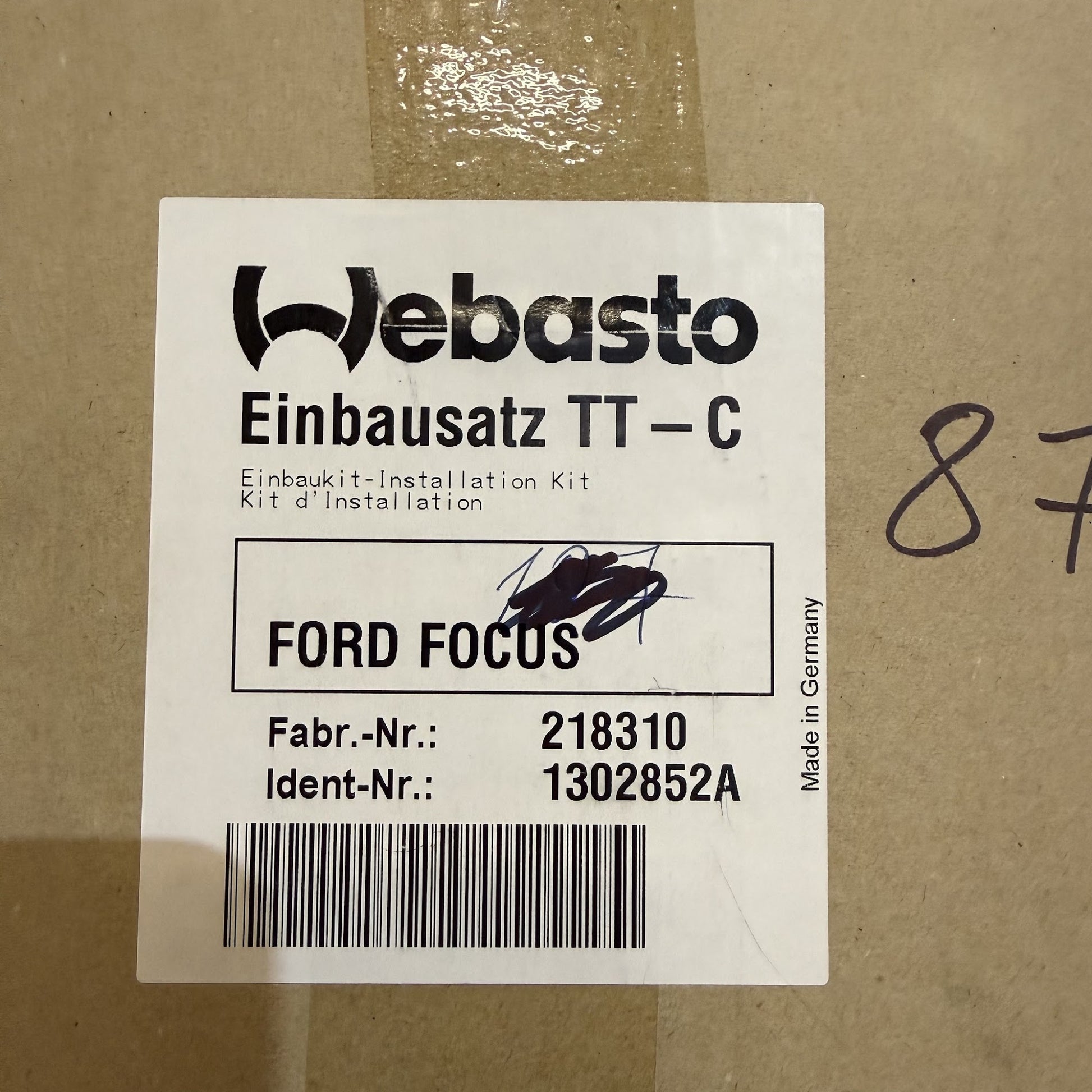 WEBASTO Einbauteilesatz Ford Focus