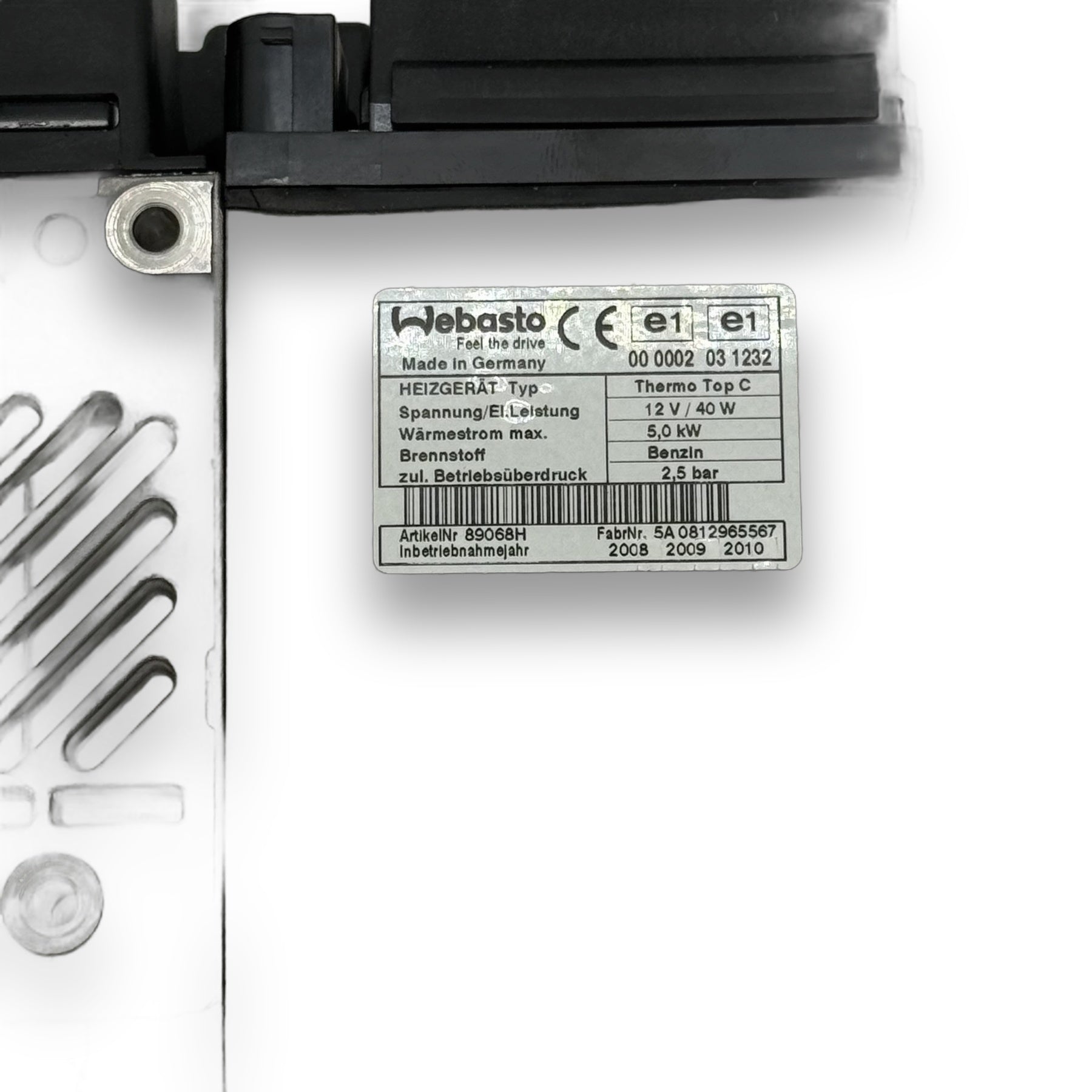 WEBASTO Thermo Top C Diesel-Standheizung