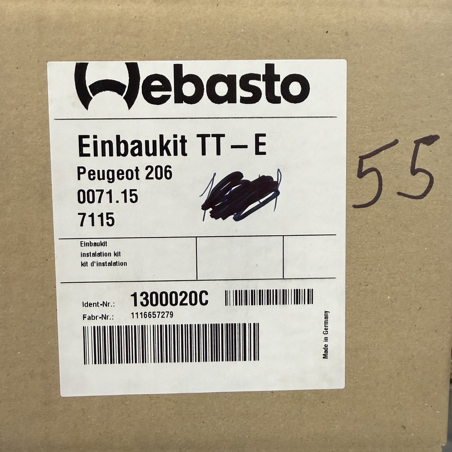 WEBASTO Einbau-Kit