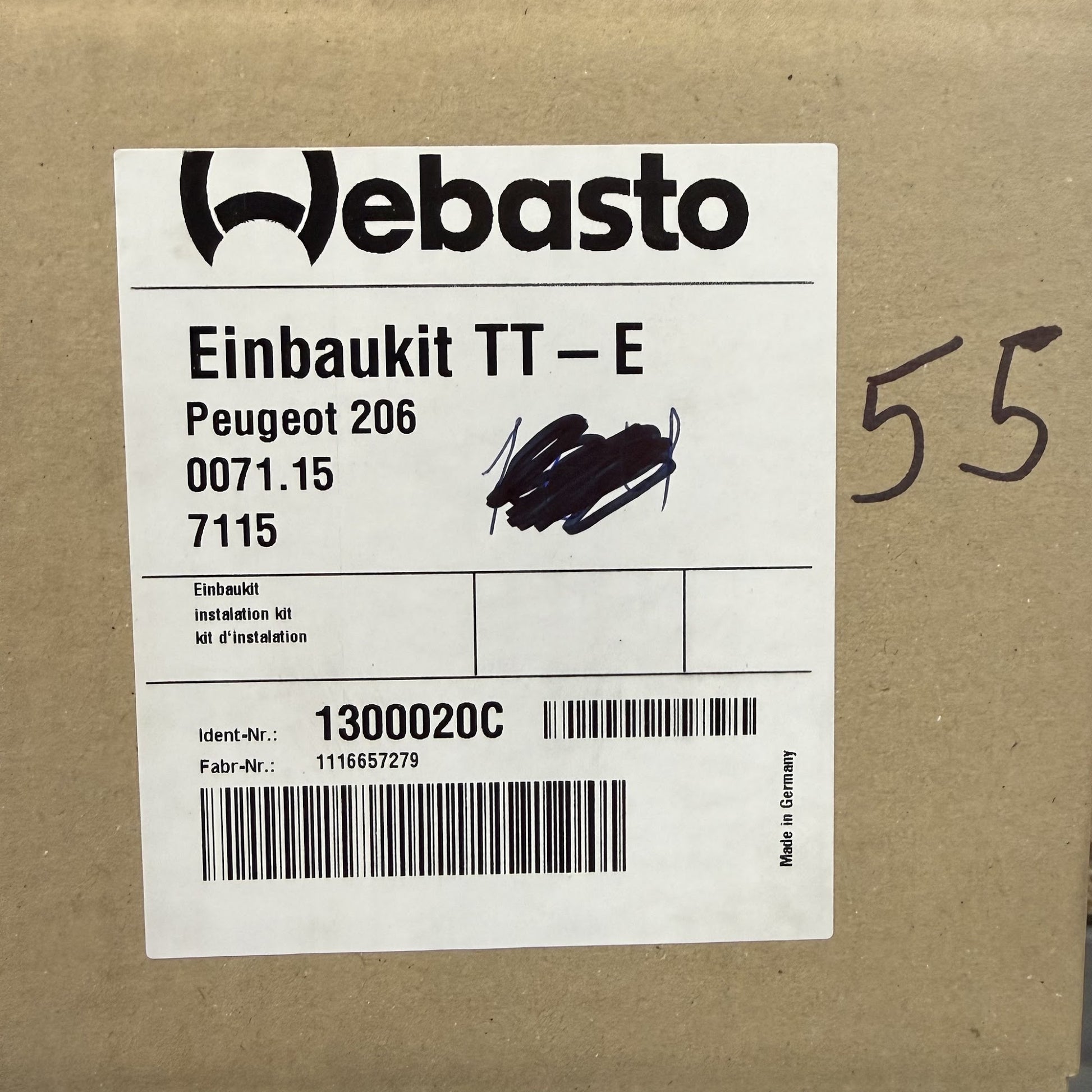 WEBASTO Einbau-Kit