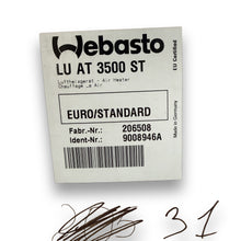 WEBASTO Luftstandheizung Air Top 3500 ST B 12V