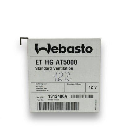 WEBASTO ET Heizgerät AT5000 Diesel 12V Standard