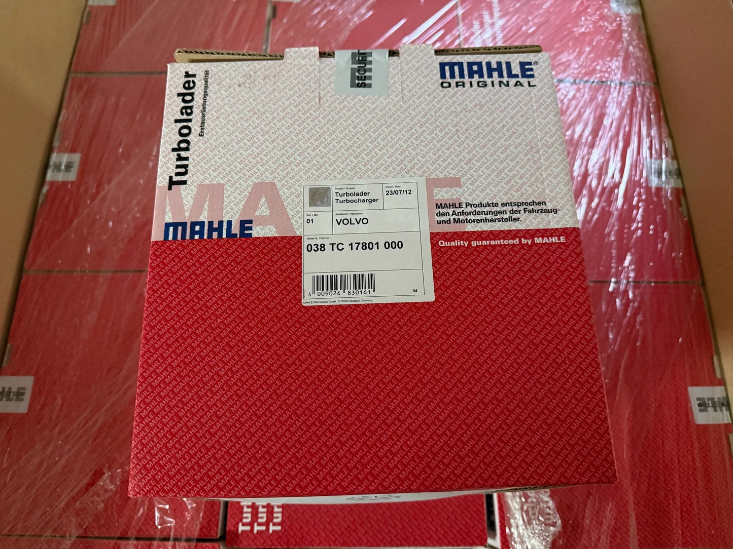 Mahle Volvo Turbolader 038TC17801000