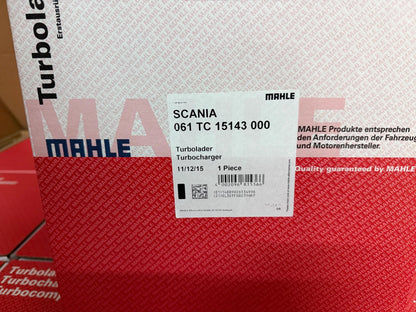 Mahle Scania Turbolader 061TC15143000