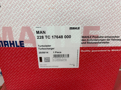 Mahle MAN Turbolader 228TC17648000