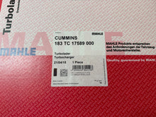 Mahle CUMMINS Turbolader 183TC17589000