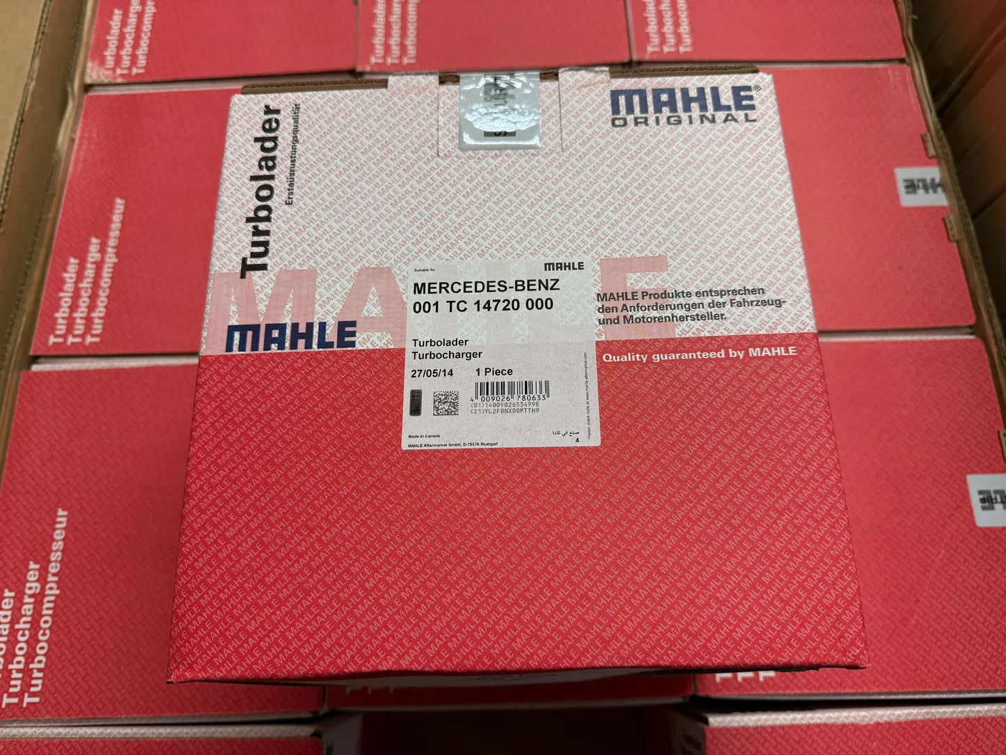 Mahle Mercedes Benz Turbolader 001TC14720000