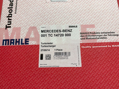 Mahle Mercedes Benz Turbolader 001TC14720000