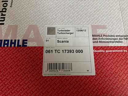 Mahle Scania Turbolader 061TC17393000
