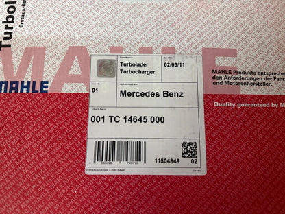 Mahle Mercedes Benz Turbolader 001TC14645000