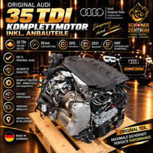 Original Audi 35 TDI DFG Komplettmotor mit Getriebe UAY 110 kW 150 PS nur 28 km