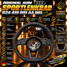 Original Audi Multifunktionslenkrad 82A 419 091 AA INU – Schaltwippen – ohne Airbag