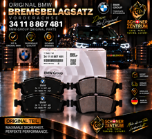 BMW Original Bremsbeläge Vorderachse 34118867481 – Schöner Zentrum