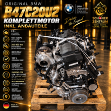 BMW B47C20U2 2.0 Diesel Komplettmotor mit Anbauteilen