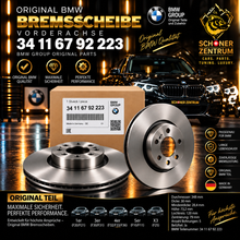 Original BMW Bremsscheibe Vorderachse 34116792223 – Schöner Zentrum