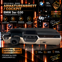 Original BMW 5er G30 Armaturenbrett Cockpit Linkslenker gebraucht