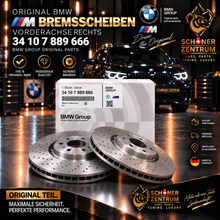 Original BMW M Bremsscheibe 34107889666 Vorderachse rechts
