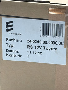 Eberspächer RS 12V Toyota 24.0240.00.0000.0C