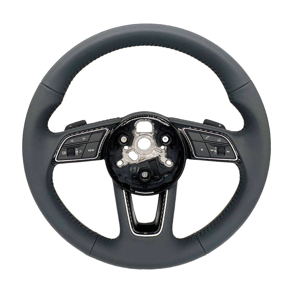 Audi A4 A5 Multifunktionssportlenkrad Leder granitgrau Tiptronic 8W0419091EK INY – Ansicht 2