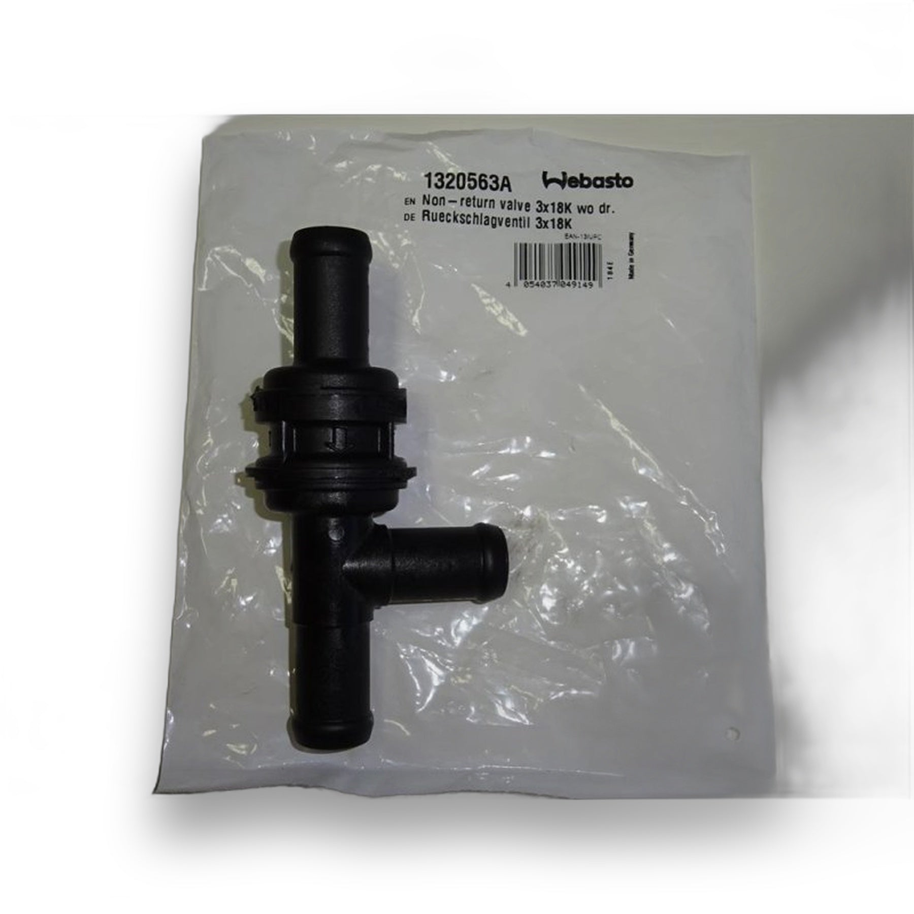 WEBASTO Kraftstofffilter & Ventile 1318172A – Vorderseite