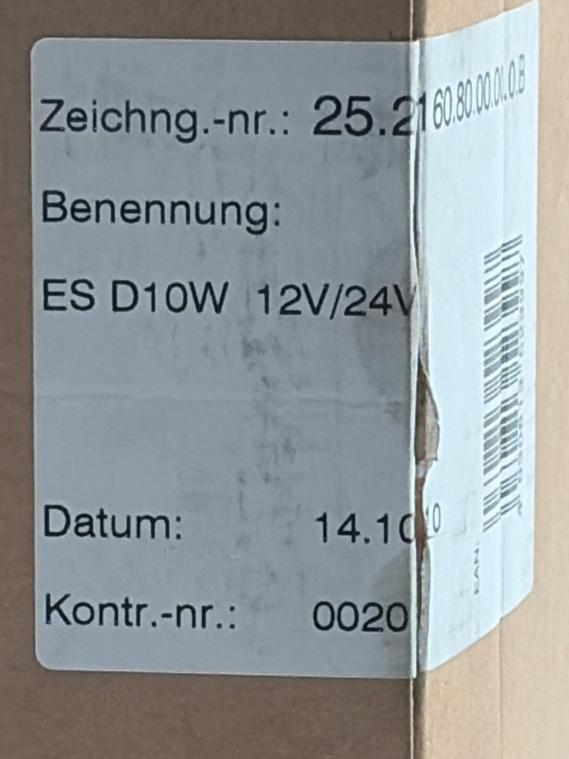 Eberspächer ES D10W 12V/24V 25.2160.80.0000.0B