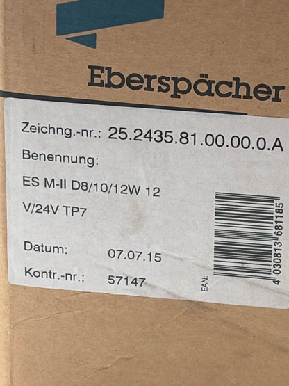 Eberspächer ES M-II D8/10/12W 12V/24V TP7 25.2435.81.0000.0A
