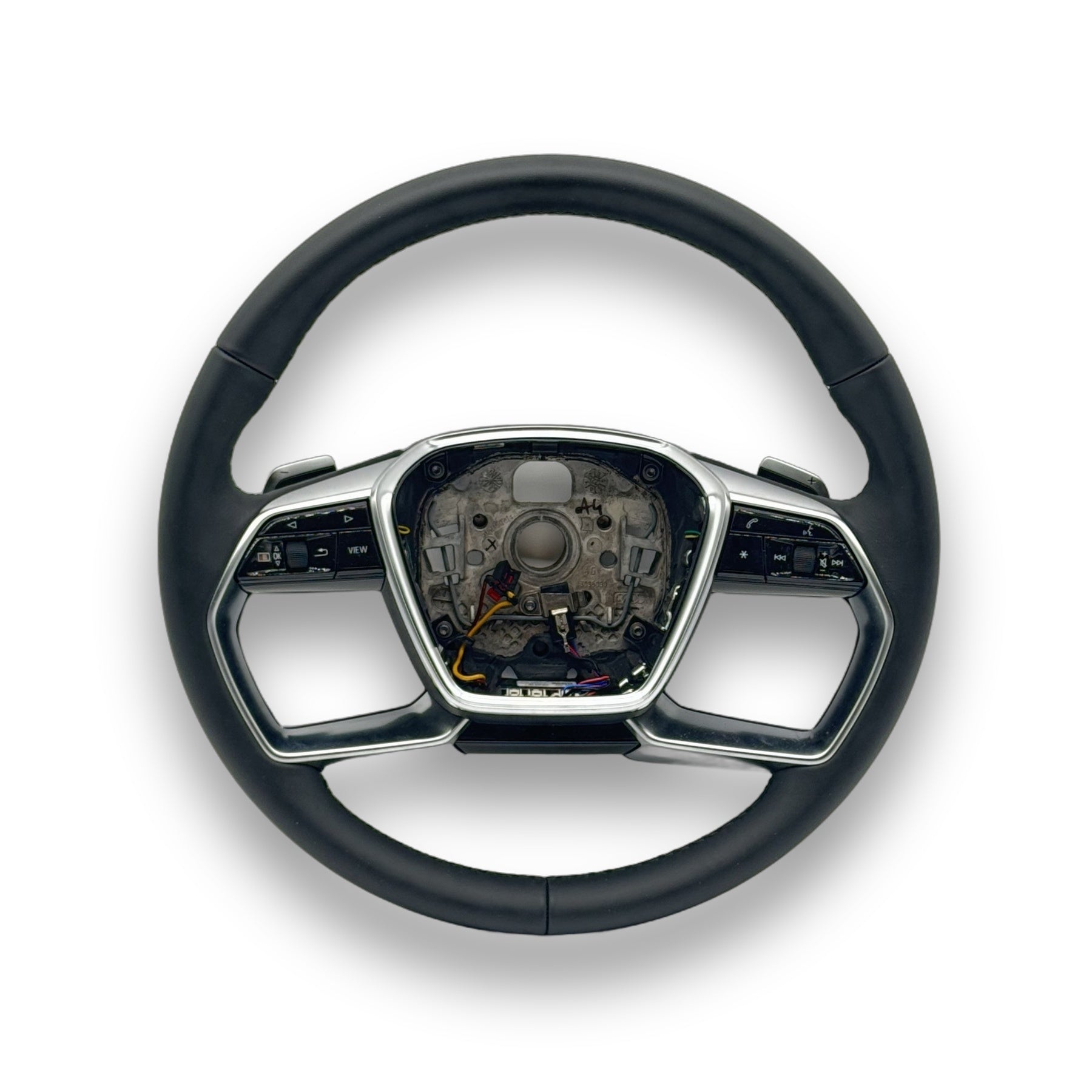 Original Audi Multifunktionslenkrad 4KE419091D, Leder beheizbar, Farbe Soul schwarz