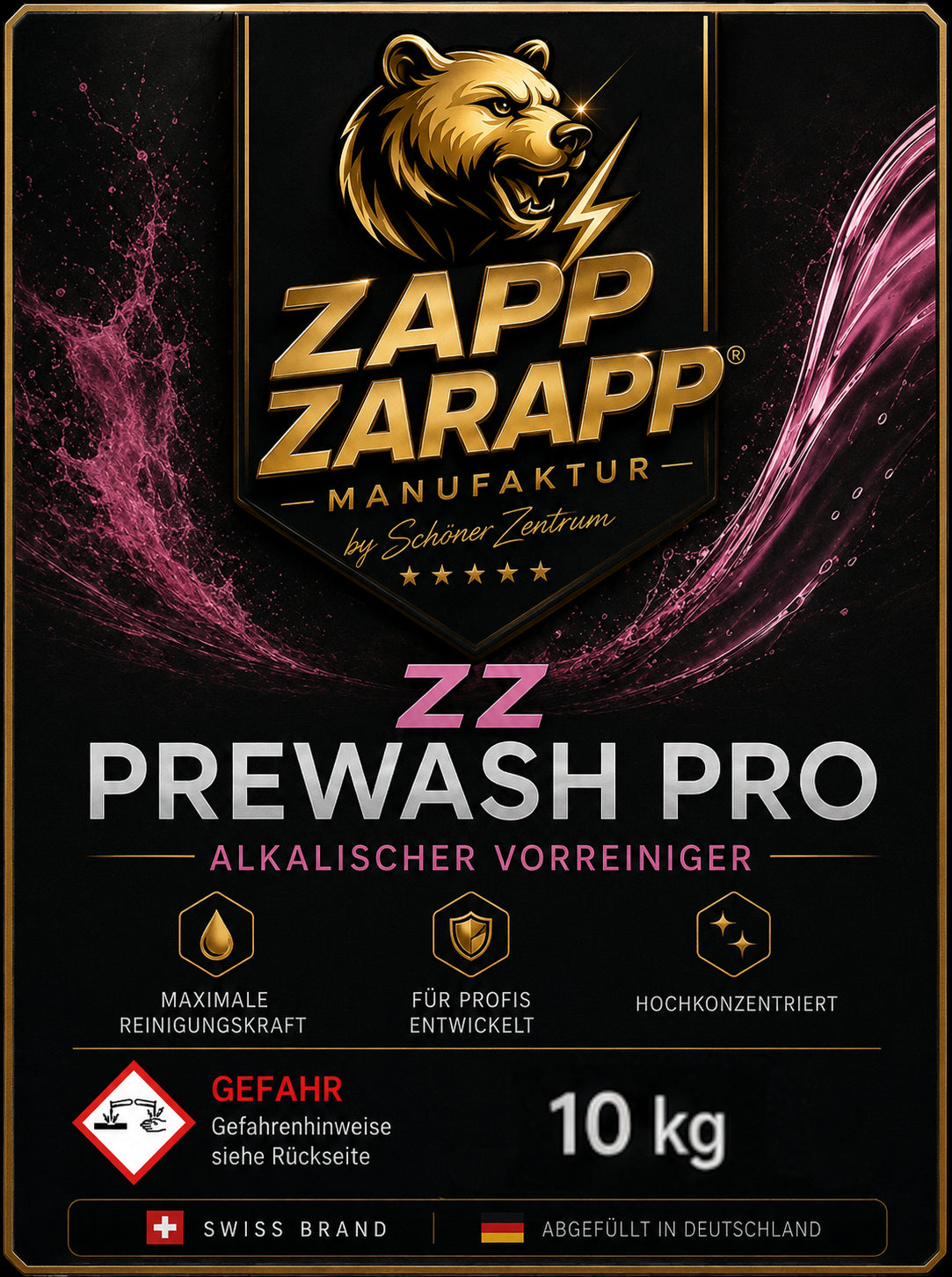 ZZ Prewash Pro – Alkalischer Vorreiniger 10 kg (Prototype)